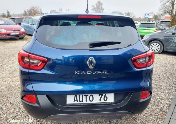 Renault Kadjar cena 58900 przebieg: 109000, rok produkcji 2017 z Lębork małe 781
